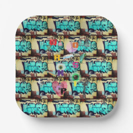 Platos de papel Catedral Urbana