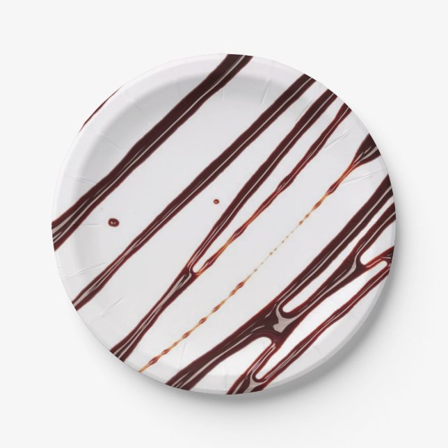 Platos de papel,  Chocolate Fudge  (Anverso)