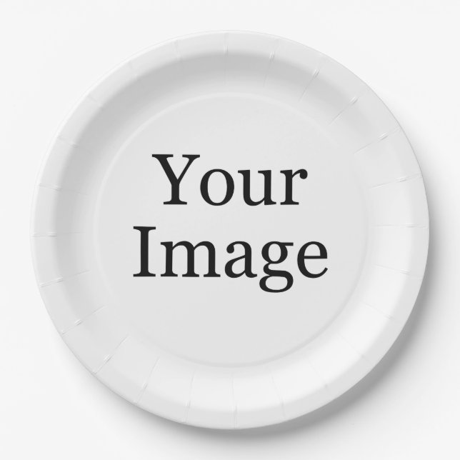 Platos de Papel con Fotos Personalizadas (Anverso)