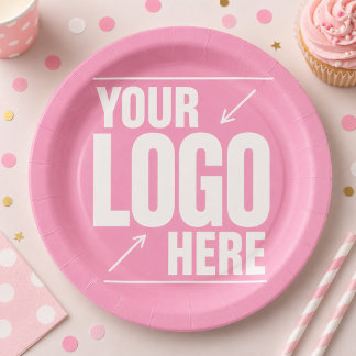Platos de Papel con Logotipo Personalizado | Plato