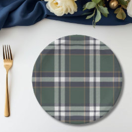 Platos de papel con tema de perro y oso elegante y