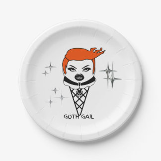 Platos de papel Creamy Dreamies Goth Gail