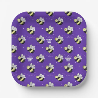 Platos de papel de 9 pulgadas para eventos de nego