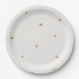 Platos de papel de abeja - Dulce como puede ser fi