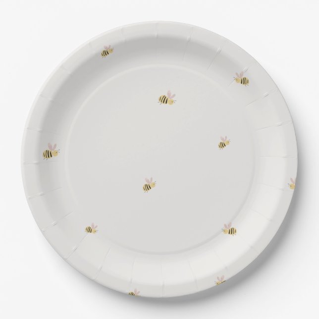 Platos de papel de abeja - Dulce como puede ser fi (Anverso)