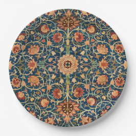 Platos de papel de alfombra de William Morris Holl