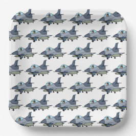 Platos de papel de avión de combate, Piloto de la 