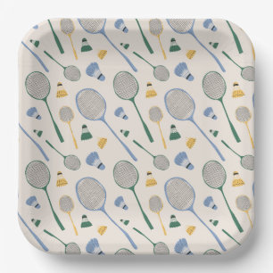 Platos de papel de bádminton, Fiesta de volantes