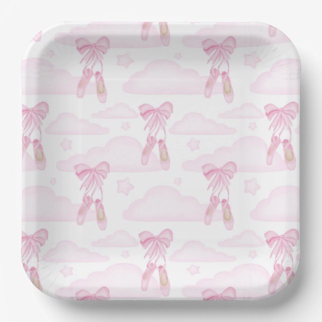 Platos de papel de ballet, Fiesta de baile de bail (Anverso)