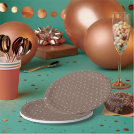Platos de papel de Bulldog Francés