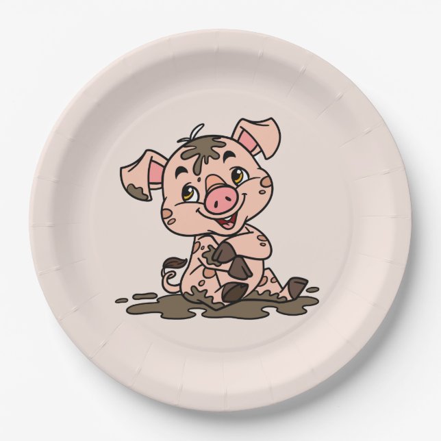 Platos de Papel de Cerdo (Anverso)