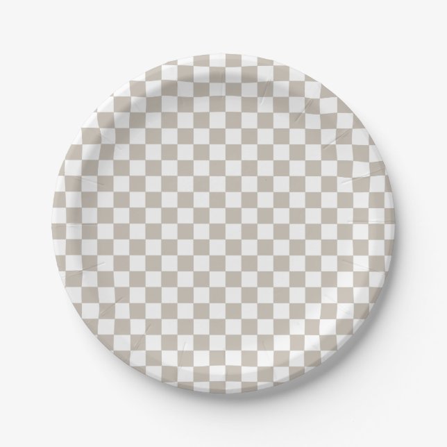 Platos de papel de cumpleaños con estampado boho c (Anverso)