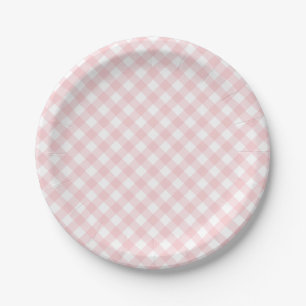 Platos de papel de cumpleaños fresa dulce
