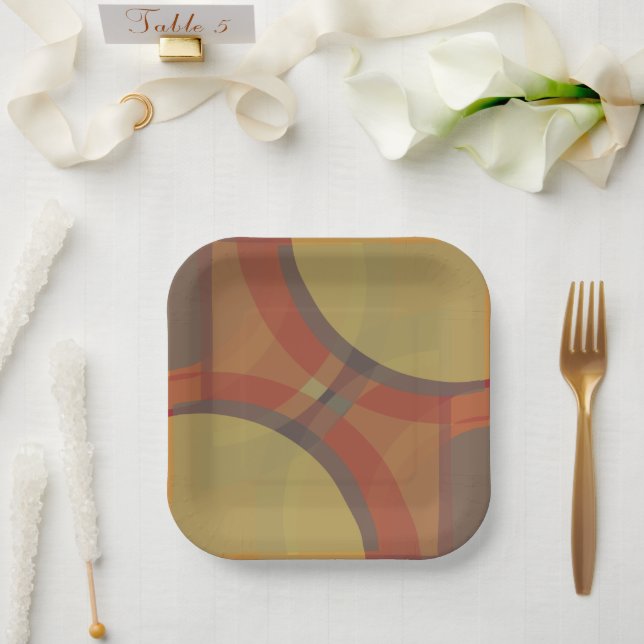 Platos de papel de disolución (Boda)