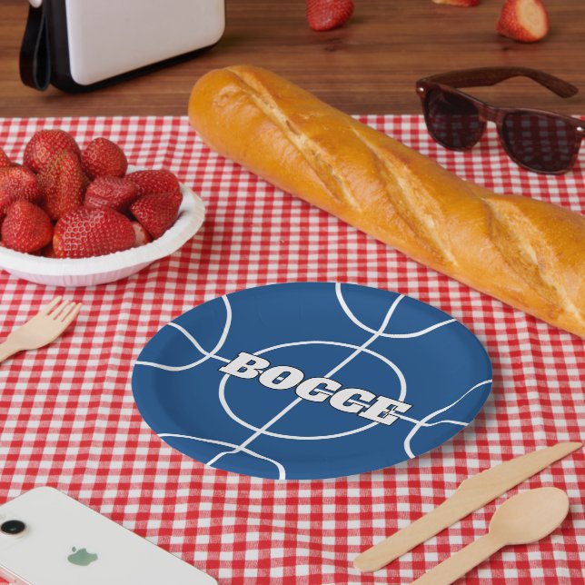 Platos de papel de fiesta personalizados para jueg (Picnic)