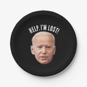 PLATOS DE PAPEL DE FUNNY JOE BIDEN