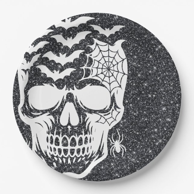 Platos de papel de Halloween (Anverso)