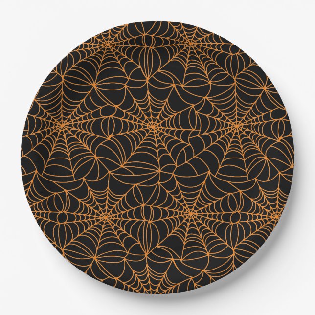 Platos de papel de Halloween (Anverso)
