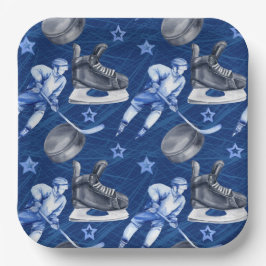 Platos de Papel de Hockey sobre Hielo, Cumpleaños