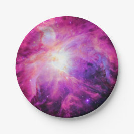 Platos de papel de la nebulosa de Orión rosa púrpu