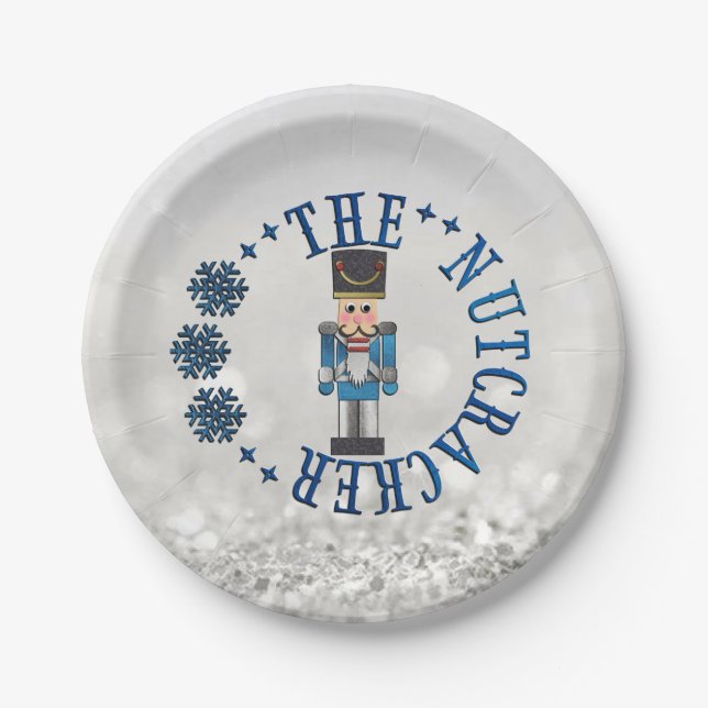 PLATOS DE PAPEL DE LOS Navidades Nutcracker (Anverso)