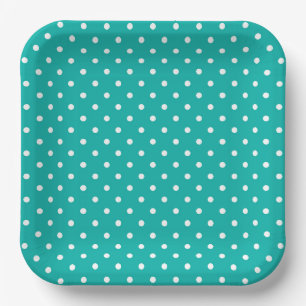 Platos de Papel de Lunares