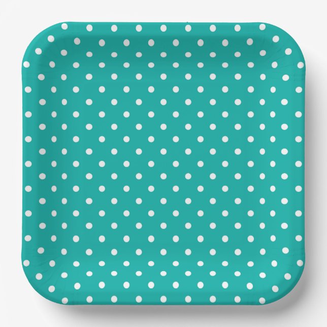 Platos de Papel de Lunares (Anverso)