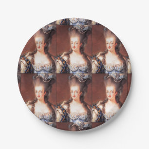 Platos de papel de María Antonieta Francesa de Par