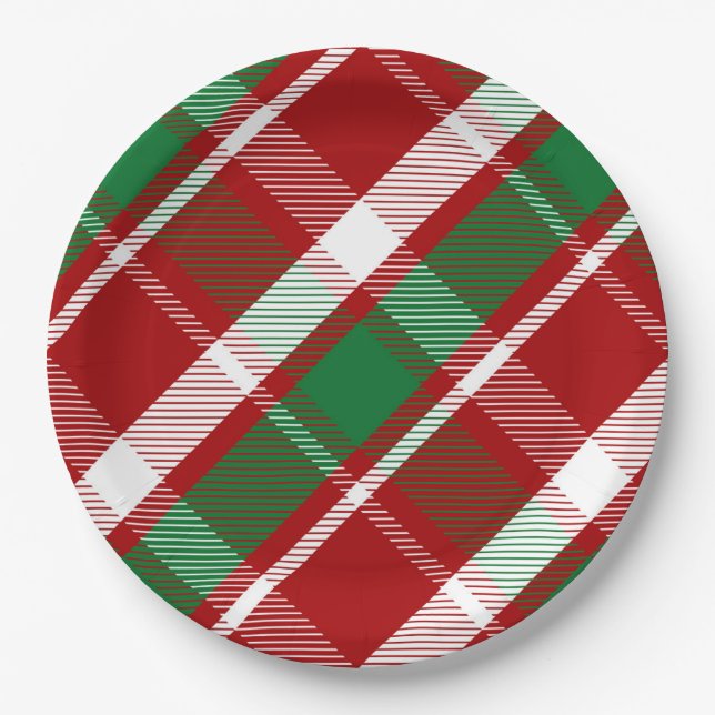 Platos de papel de Navidad (Anverso)