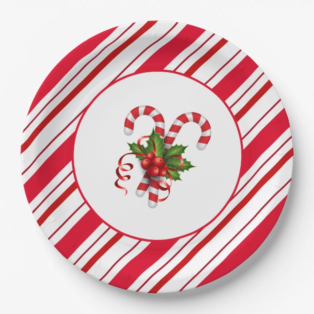 Platos de papel de Navidad (Anverso)