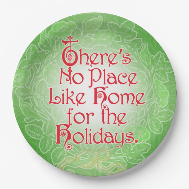 PLATOS DE PAPEL DE NAVIDAD DEL CLÁSICO MAGO DE OZ (Anverso)