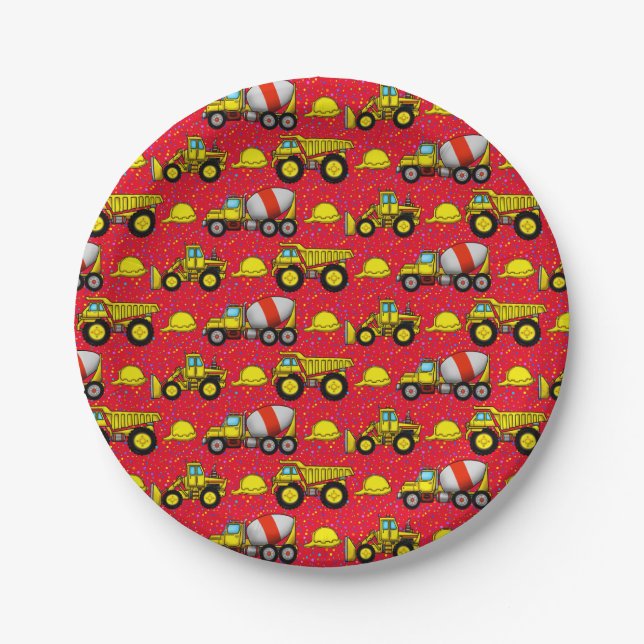 Platos de papel de obra (Anverso)