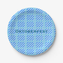 Platos de papel de Oktoberfest
