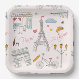 Platos de papel de París, Fiesta de la Torre Eiffe