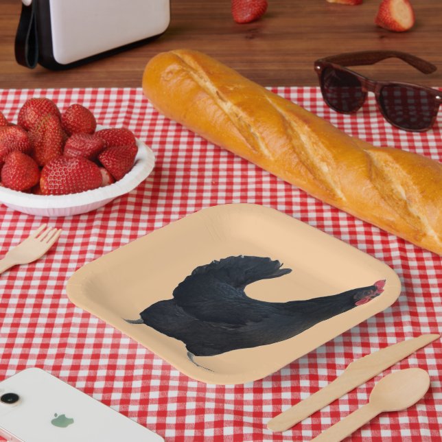 Platos de papel de pollo (Picnic)