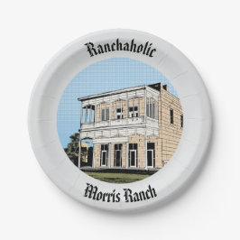 Platos de papel de postre Morris Ranch Ranchaholic