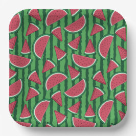 Platos de Papel de Sandía, Fiesta de Picnic de Ver