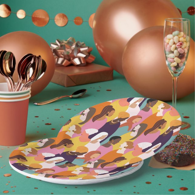 Platos de papel del Día de la Madre (Multi)