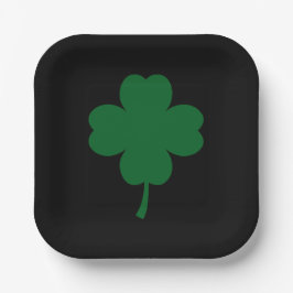 Platos de papel del Día de San Patricio