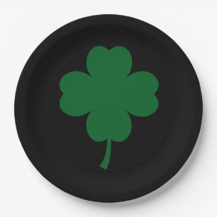 Platos de papel del Día de San Patricio