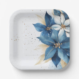 Platos de papel elegantes para Navidad