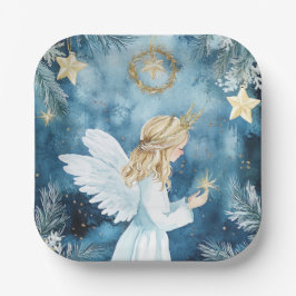Platos de papel elegantes para Navidad