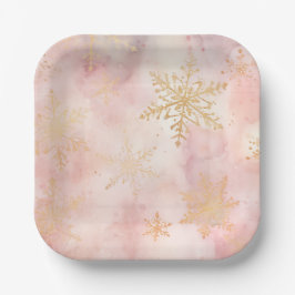Platos de papel elegantes para Navidad