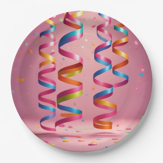 Platos de Papel (Fiesta de Cumpleaños) (Anverso)