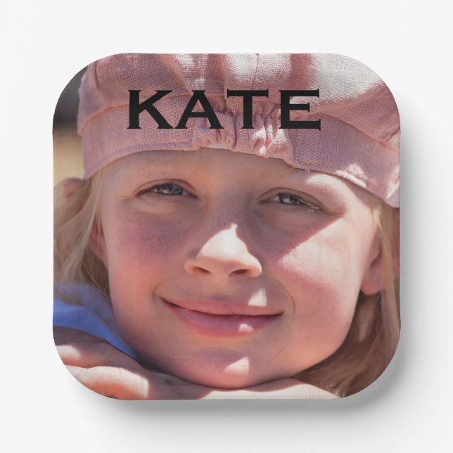 PLATOS DE PAPEL FOTO PERSONALIZADOS (Anverso)