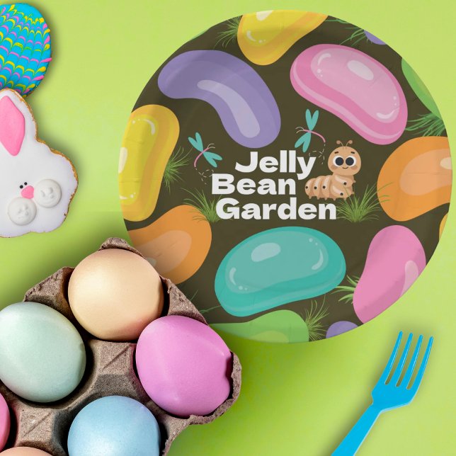 Platos de Papel Jardín de Jelly Bean Fiesta de Pas (Subido por el creador)