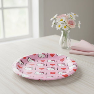 Platos de papel Kitty