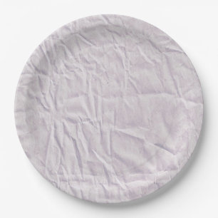 Platos de papel lila encantadores con diseño arrug
