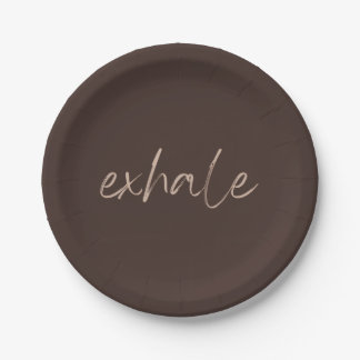 Platos de Papel Luxe Waiting To Exhale