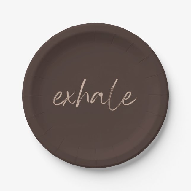 Platos de Papel Luxe Waiting To Exhale (Anverso)